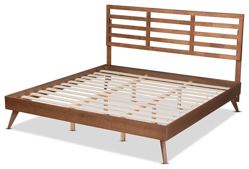 Shantelle Modern Farmhouse Wooden Platform Bed Collection, King