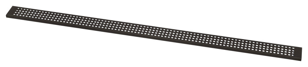 48" Linear Drain Metal Grate, Oil Rubbed Bronze, Square