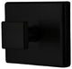 Primo Collection Single Robe Hook, Matte Black