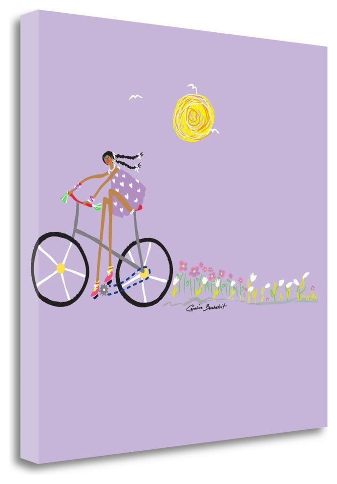 "Tour De Girls 2" By Caroline Benchetrit, Giclee Print on Gallery Wrap Canvas