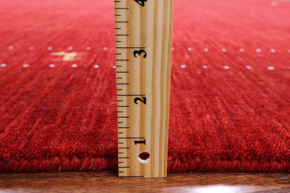 Hand Knotted Persian Gabbeh Rug 8' 0" X 10' 0" Q6996