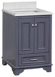 Nantucket 24" Bathroom Vanity, Marine Gray, Quartz