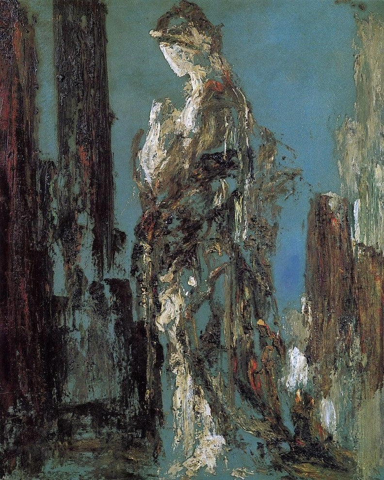Gustave Moreau Study of Helen, 20"x25" Wall Decal Print