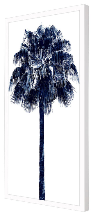 Palm Tree Blue IV Framed Art