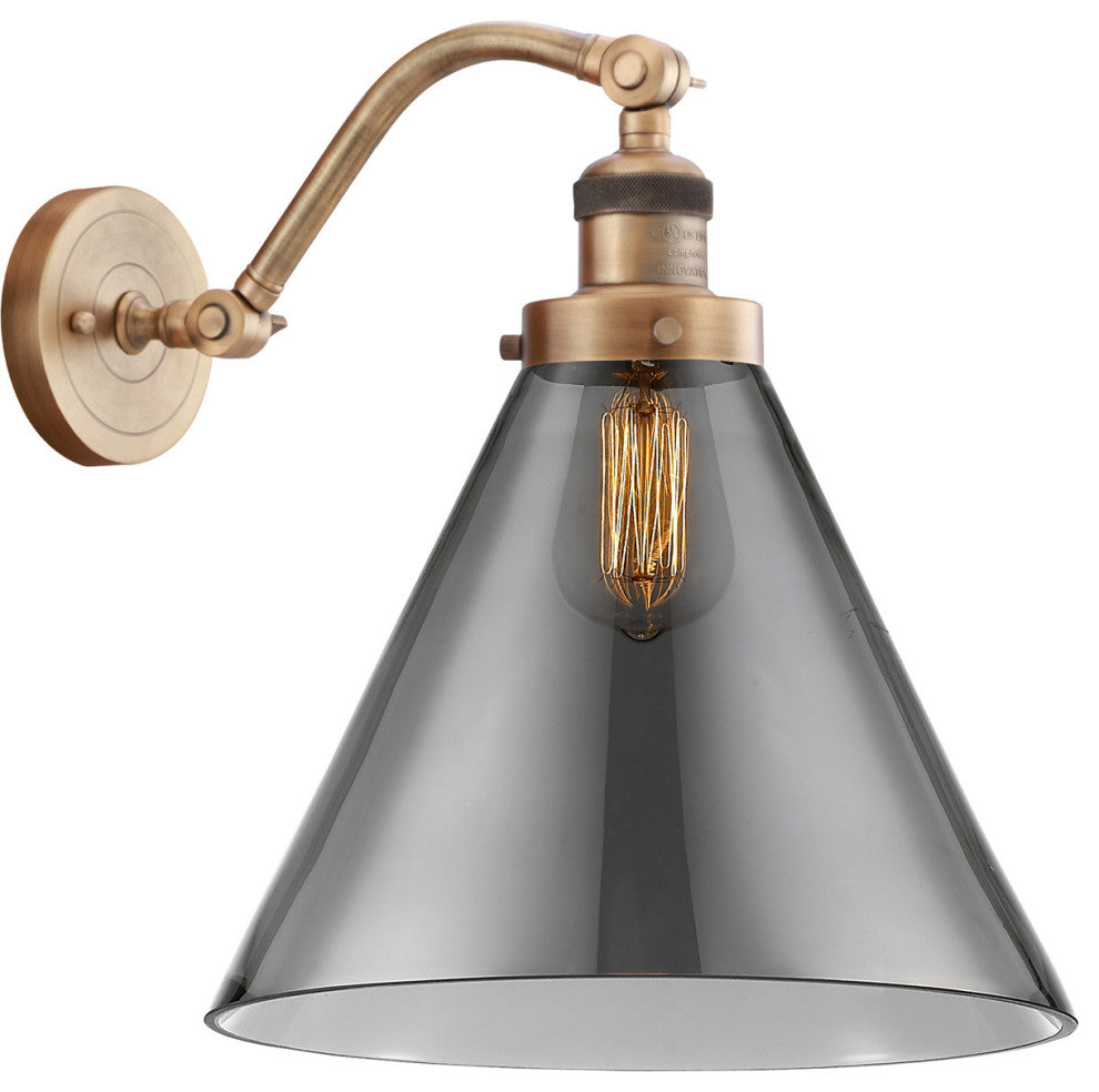 INNOVATIONS LIGHTING 515-1W-BB-G43-L-LED X-Large Cone 1 Light Sconce