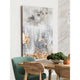 Contemporary Gold Rain Wall Dcor - Multicolor