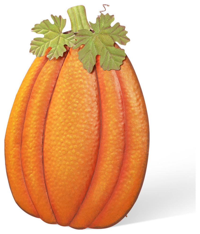 37.75"H Fall Glitter Pumpkin Yard Stake