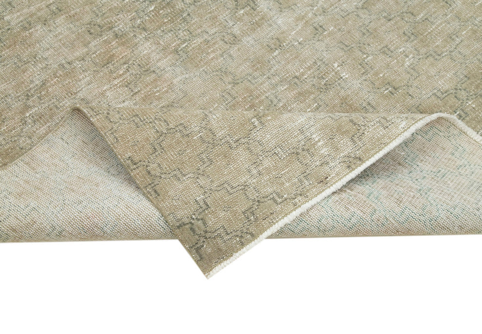 Rug N Carpet - Hand-knotted Anatolian 5' 2'' x 8' 7'' Distressed Area Rug