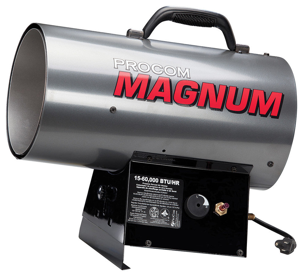 Portable Propane Forced Air Construction Heater for Canada, 60,000 BTU