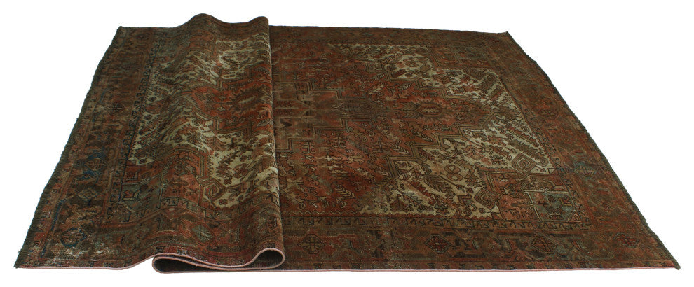 Fine Vintage Heriz Danniel Rust Rug