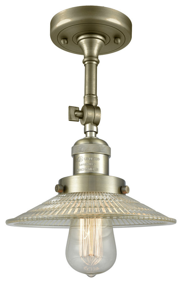Halophane 1-Light LED Semi-Flush Mount