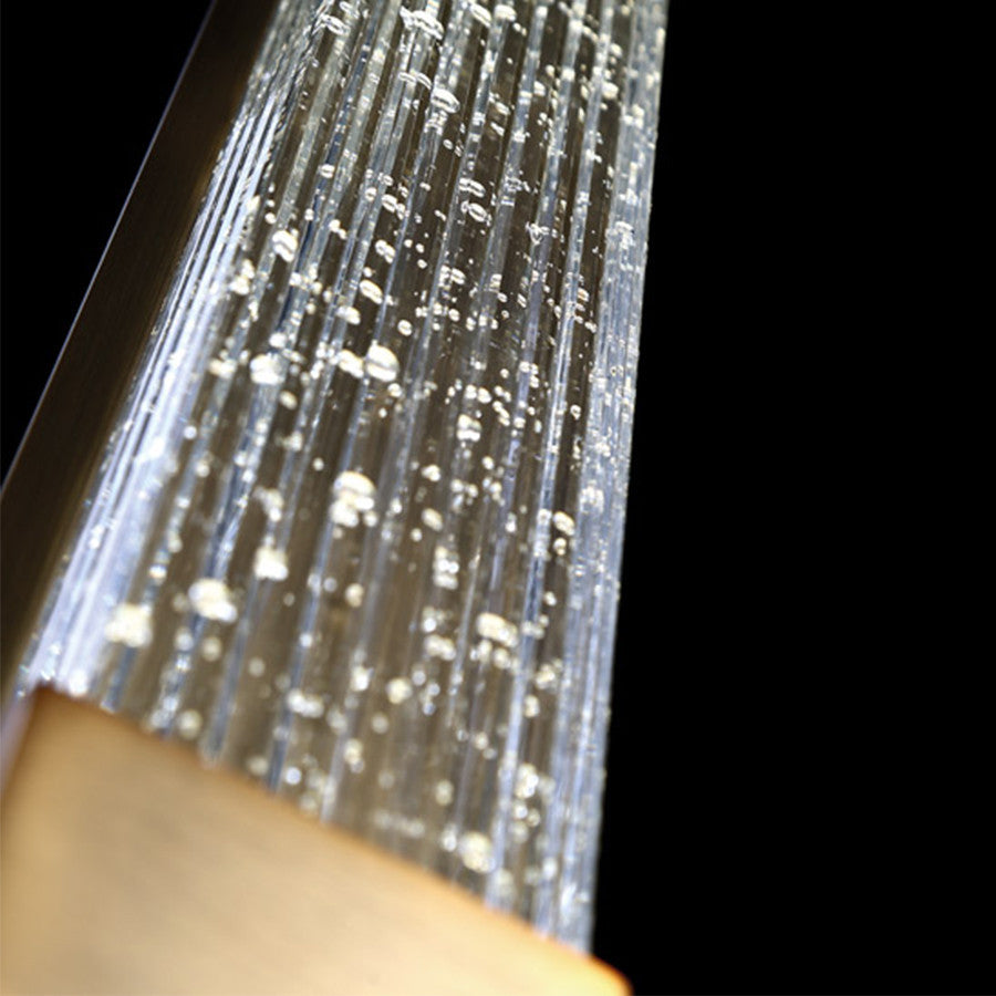 Tower 1 Light LED Wall Sconce in Aged Brass