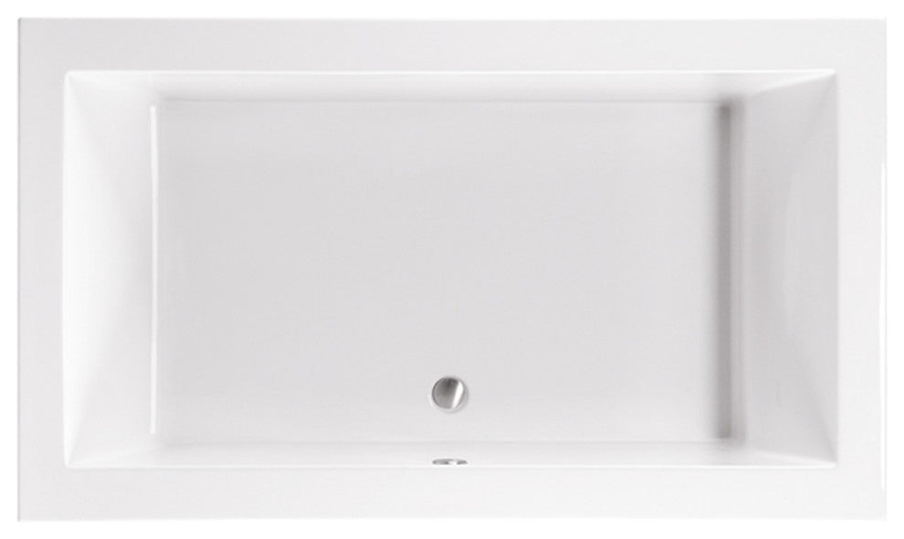Undermount Soaking Bath White 72x42x22