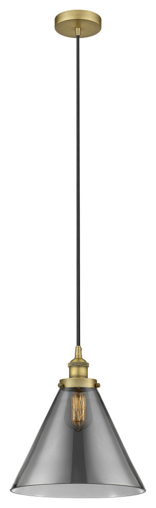 Innovations 616-1PH-BB-G43-L 1-Light Mini Pendant, Brushed Brass