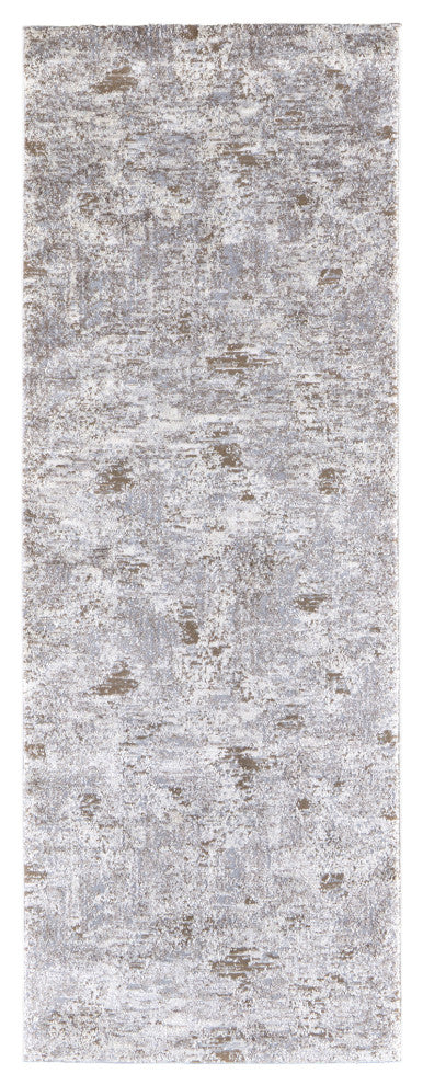 Weave & Wander Kayden Rug, Ivory/Gray, 2'-10" X 7'-10"