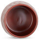 Cinnamon Matte Dimple Texture Ceramic Canister (Set of 2)