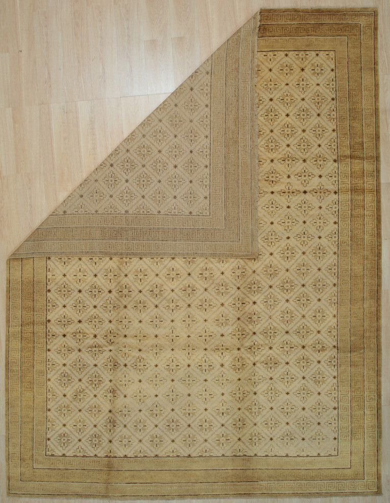 Beige Transitional All Over Ningxia Area Rug