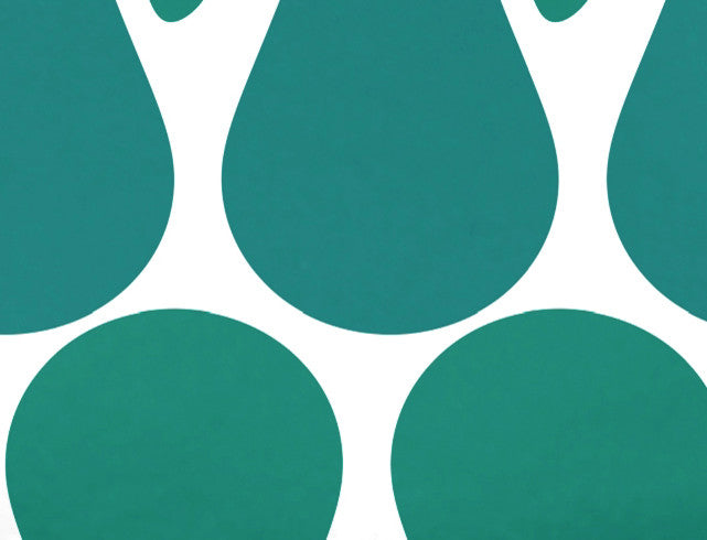 28 x 58-inch, Watermelon Seeds, Geometric Print Bath Towel, Teal
