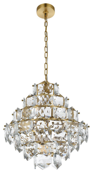 Home Living 20" Chandelier, Satin Gold