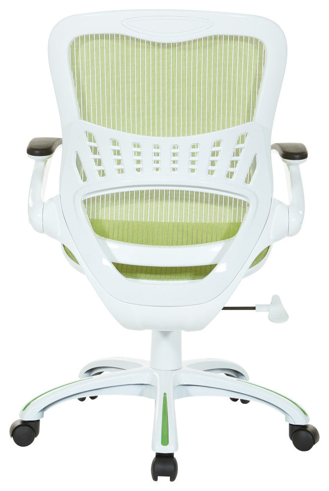 Riley Office Chair With Black Mesh, Green