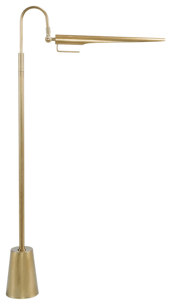Raven Floor Lamp (Natural Brass)