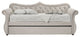Benzara Wood Daybed With Trundle, Button Tufted With Nailhead Trim, Beige