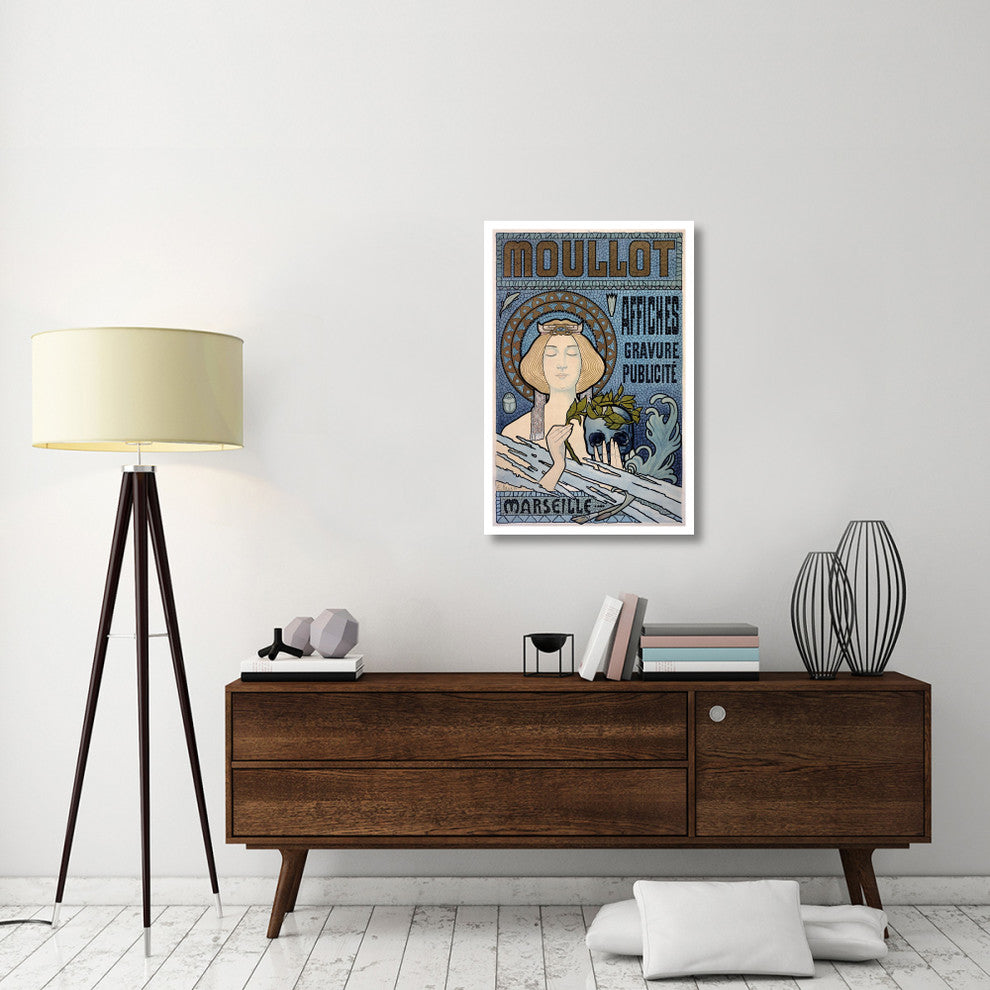 "Moullot" Digital Paper Print by E. Roux, 25"x38"