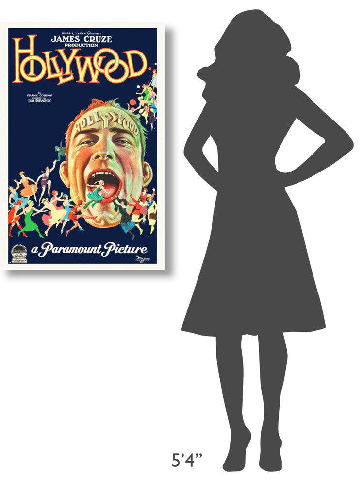 "Hollywood" Stretched Canvas Giclee by Hollywood Photo Archive, 24x36"