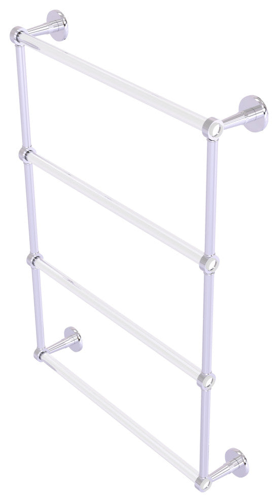 Clearview 4 Tier Ladder Towel Bar, Polished Chrome, 24"