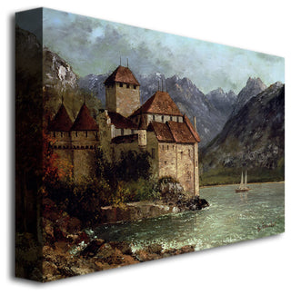 'The Chateau de Chillon' Canvas Art by Gustave Courbet