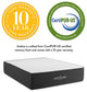 Aveline 16" Memory Foam King Mattress, White
