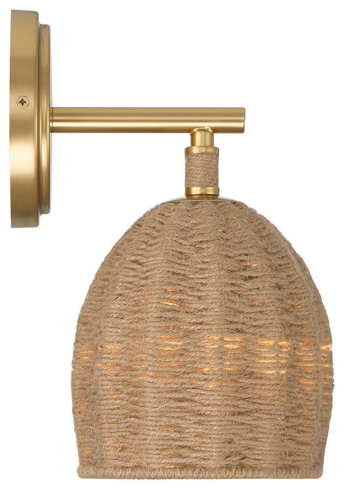 Crystorama Lighting Group JAC-10501 Jace 11" Tall LED Wall Sconce - Soft Gold