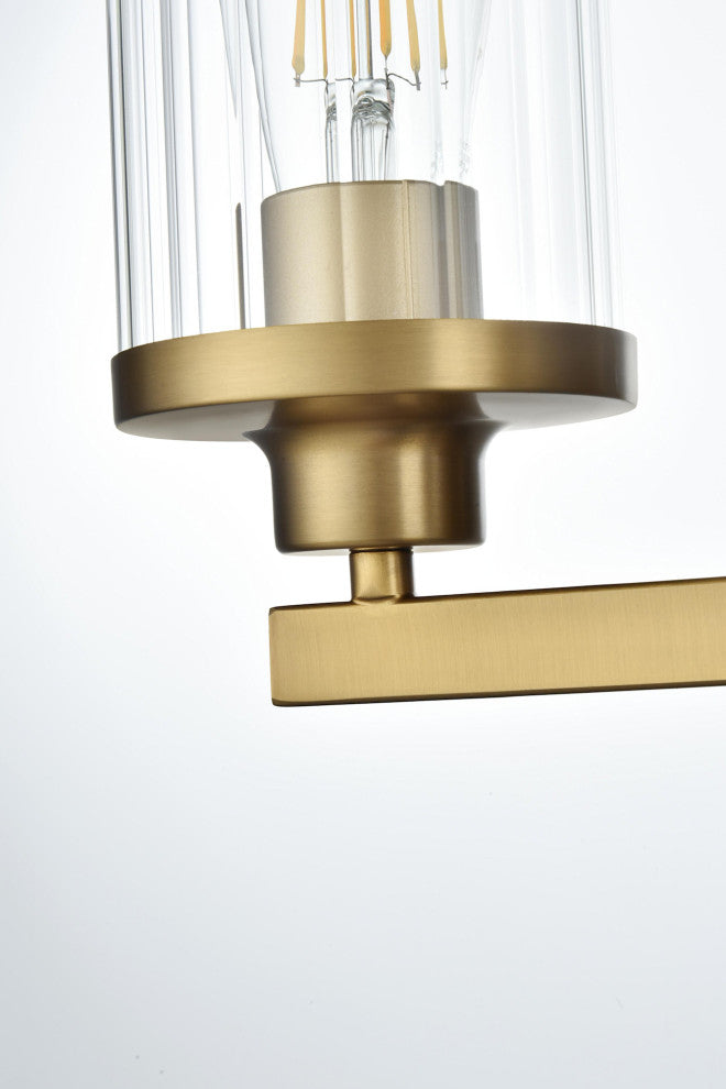 Elegant Lighting LD7316W25 Thane 4 Light 25"W Vanity Light - Satin Gold