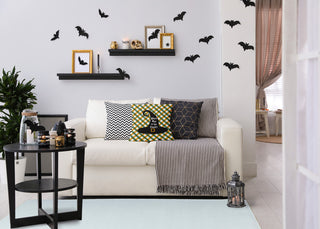 Witch Way to the Candy Accent Pillow With Removable Insert, Mustard, 26"x26"