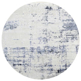 Ahgly Company Indoor Round Mid-Century Modern Area Rugs, 7' Round