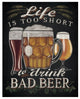 "Beer O Clock II" Digital Paper Print by Wellington Studio, 18"x22"