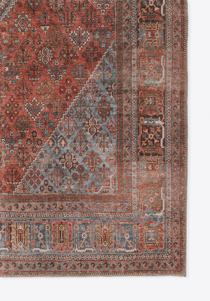 Momeni Afshar Polyester Copper Area Rug 7'6" X 9'6"