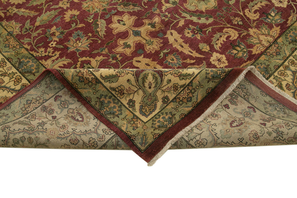 Rug N Carpet - Handmade Oriental 11' 8" x 14' 11" Oversize Oushak Area Rug