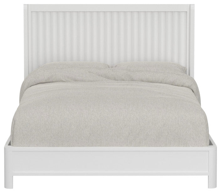 Stapleton Standard King Panel Bed, White