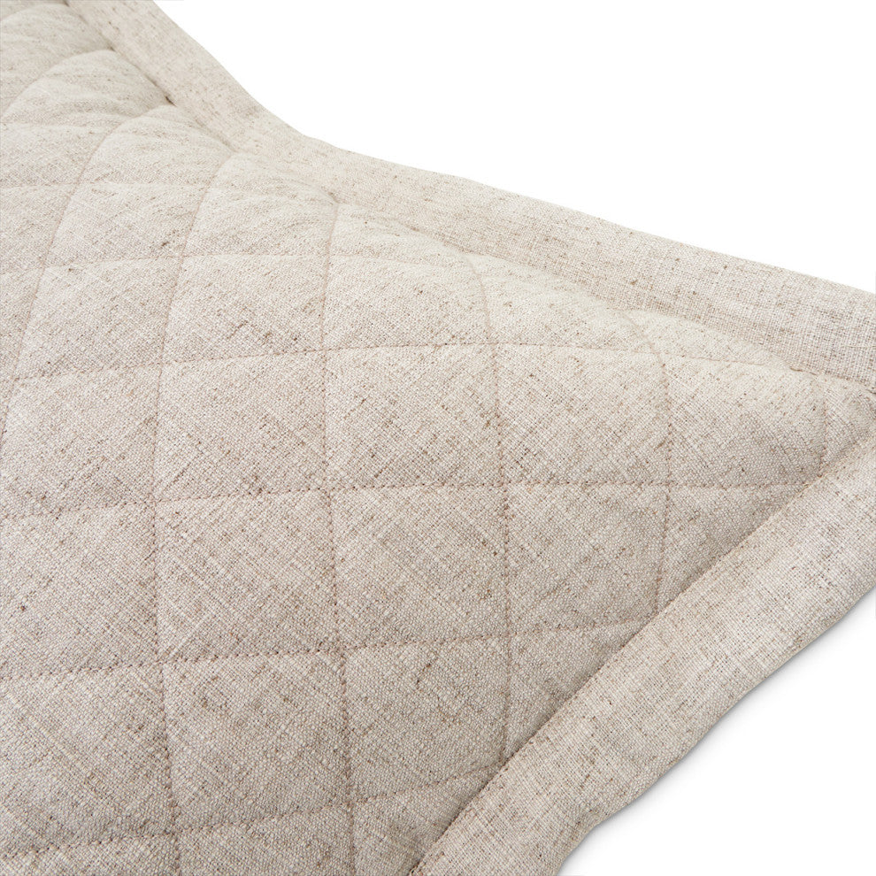 Aragoza 3-Piece Queen Quilt Set, Cream