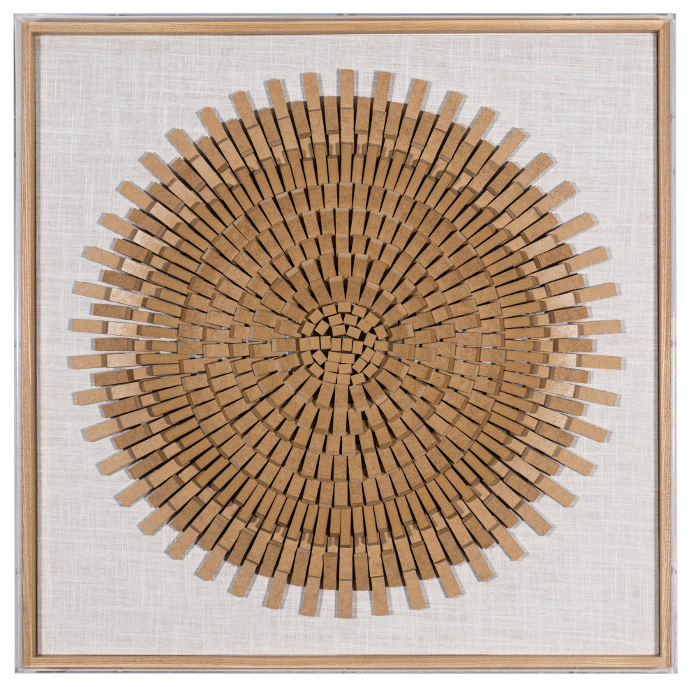 Geometry Wooden Shadow Box Wall Decor