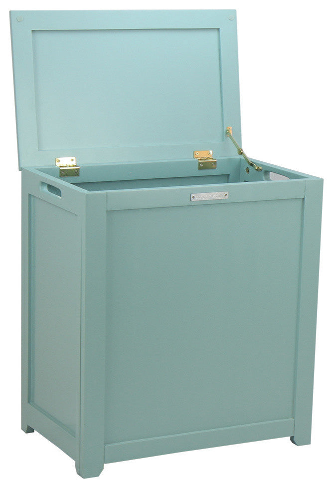 Oceanstar Storage Laundry Hamper, Turquoise