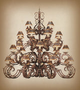 Poza Rica Wrought Iron Chandelier
