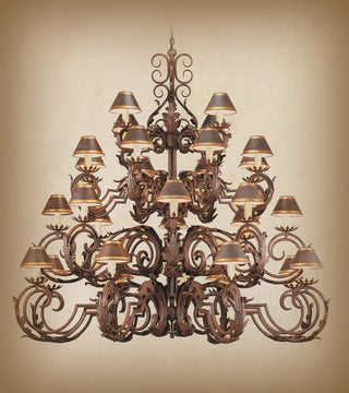 Poza Rica Wrought Iron Chandelier