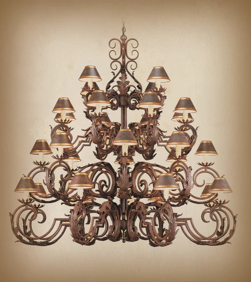 Poza Rica Wrought Iron Chandelier