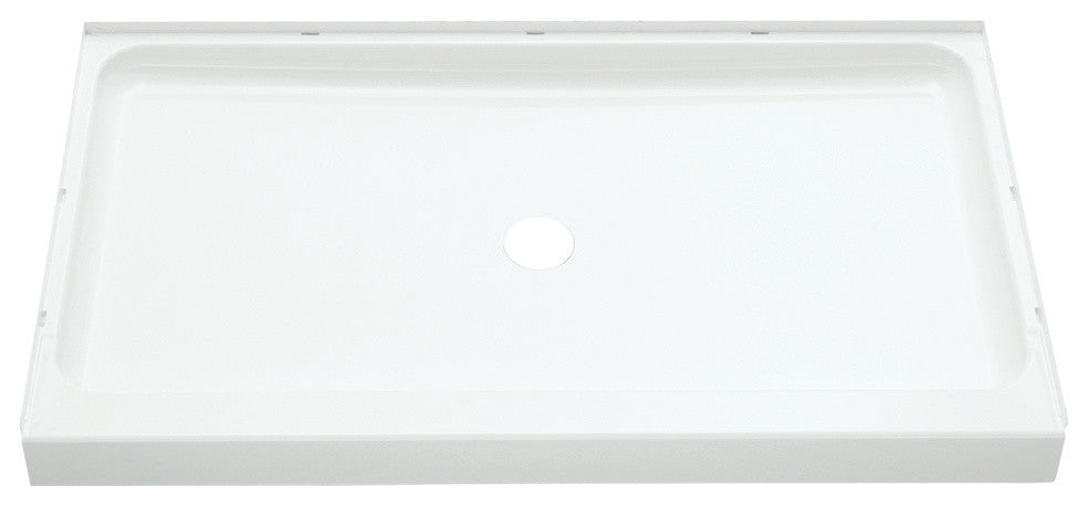 Sterling Ensemble Vikrell Center Drain Alcove Shower Kit 72"x24"x48", White