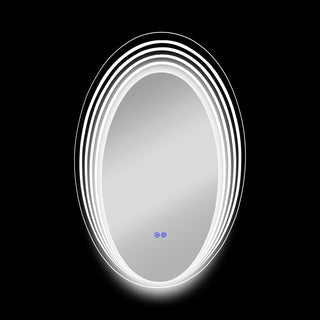 CHLOE Lighting SPECULO Back Lit LED Mirror 6000K, Daylight White, 24"