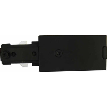 Volume Lighting V2722 4"W Live End Power Feeds for 1 Circuit Line - Black