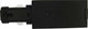 Volume Lighting V2722 4"W Live End Power Feeds for 1 Circuit Line - Black