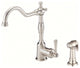 Opulence Single Handle Kitchen Faucet w/ Spray Chrome, Stainless Steel